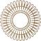 Ekena Millwork Cornelius Wood Fretwork Pierced Ceiling Medallion, Red Oak, 28"OD x 10 3/8"ID x 3/8"T CMWP28X0375CRRO - alternate 4